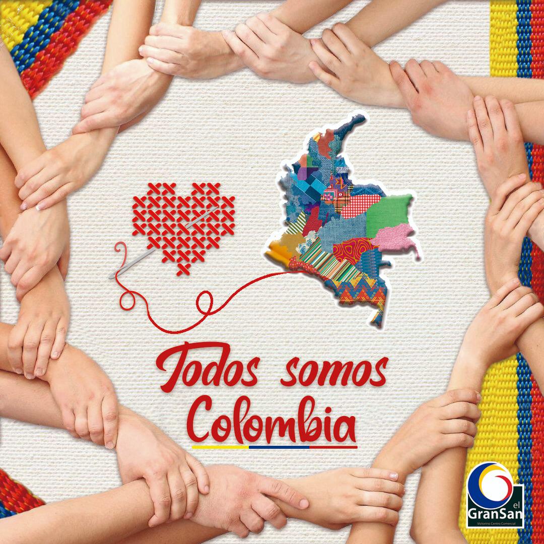 El_GranSan's tweet photo. TODOS SOMOS COLOMBIA 🇨🇴 ❤️ No olvidemos que la unión hace la fuerza, el respeto y el amor logra grandes cambios 💪 Juntos saldremos adelante
#GranSan #FamiliaGranSan #ConfeccionandoSueños #moda #tendencia #mayorista #colombia #paz #amor https://t.co/0WyQXPJ9O2