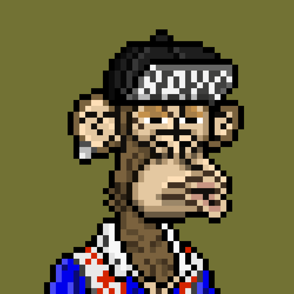 boredape7812's tweet photo. This is the first Pixel Ape I drew for my friend #721!

#pixelart #BAYC #BoredApeYachtClub @BoredApeYC https://t.co/6YwZSbFtXI