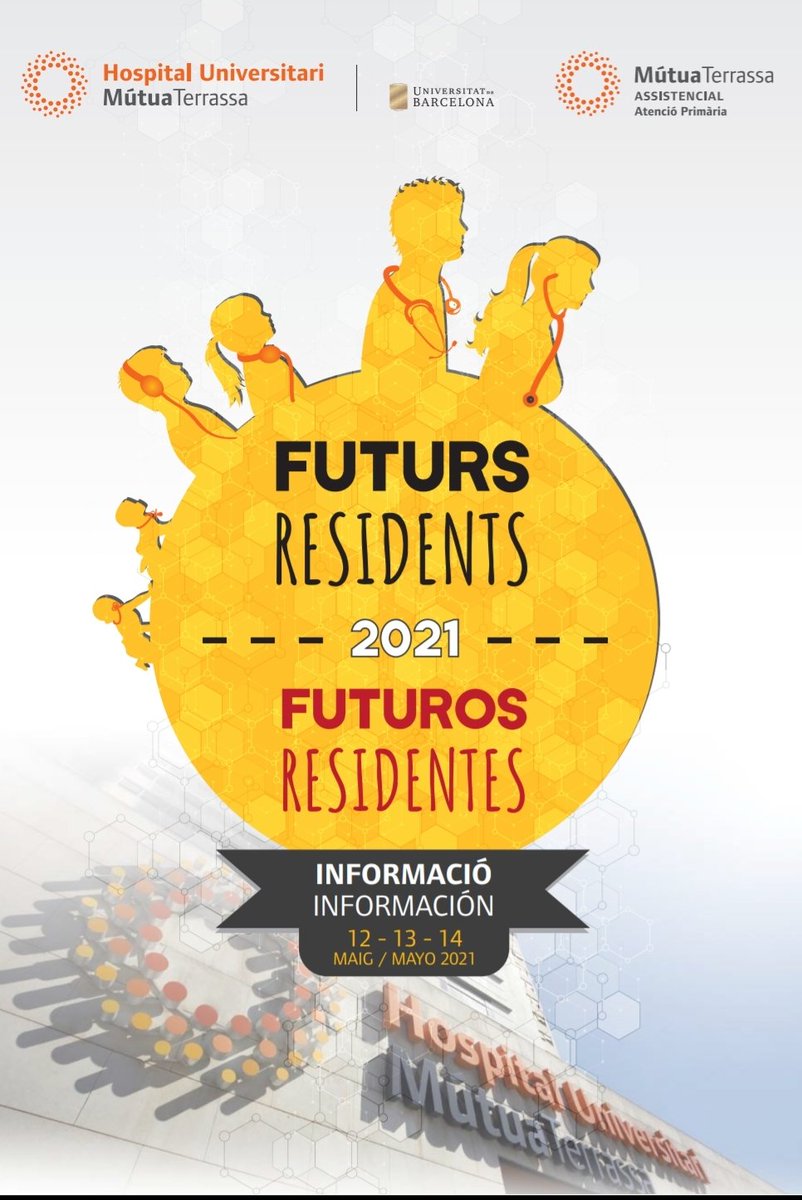 traumaterrassa's tweet photo. 📢📢📢Recordeu!! 

🎓  Portes obertes MIR

🗓️ Us esperem el dia 14/05/2021 a les 8!!

Més informació:
https://t.co/jyLtlRONyF

#MIR21 #portesobertes #docencia https://t.co/J5TiLRYNxE https://t.co/kYZHrAyFPd