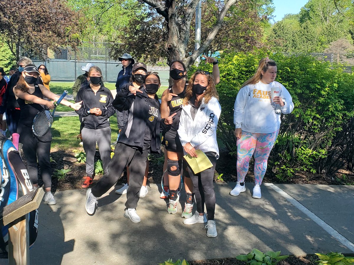 burke_athletics's tweet photo. Congrats to @GrefeTheGreat who was named Metro Coach of the Year! Awesome and well deserved honor for @BurkeGTennis head coach. She has methodically built a first class program. Congrats Coach Grefe. https://t.co/aST4EcwjYW