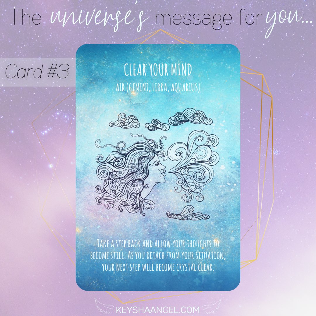 KeyshaMiracle's tweet photo. Hello beautiful souls! I invite you to pick-a-card for the New Moon in Taurus!🌈😇 https://t.co/f365MQJg3f