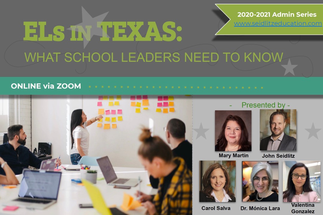 Have you registered for our next #ELsinTX seminar? <a href="/mmm4ells/">Mary M. Martin</a> &amp; <a href="/DRMLARA/">DRMLARA</a> will share user-friendly strategies to develping effective #EL programs. Reserve your (virtual) seat today! seidlitzeducation.com/upcoming-event…