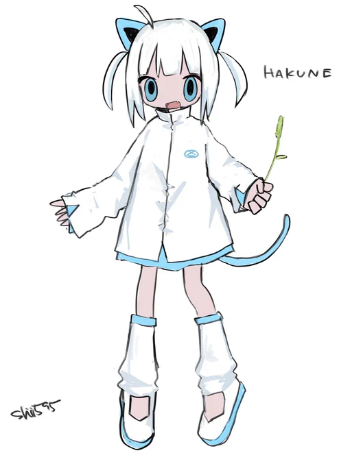 はくねちゃんって名前にしちゃいます 