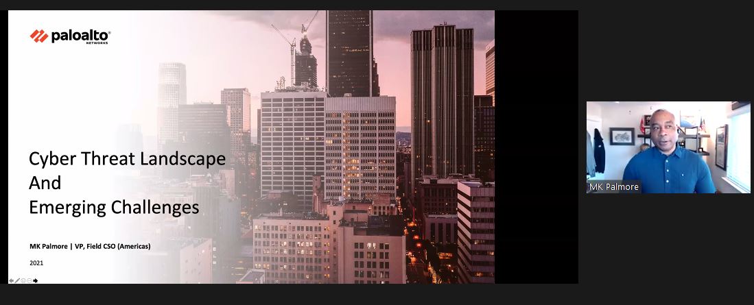 CyberDefChlg's tweet photo. @mk_palmore from @PaloAltoNtwks  will walk us through current cybersecurity challenges and how organization’s should be tackling them. https://t.co/aEfgW9w91x