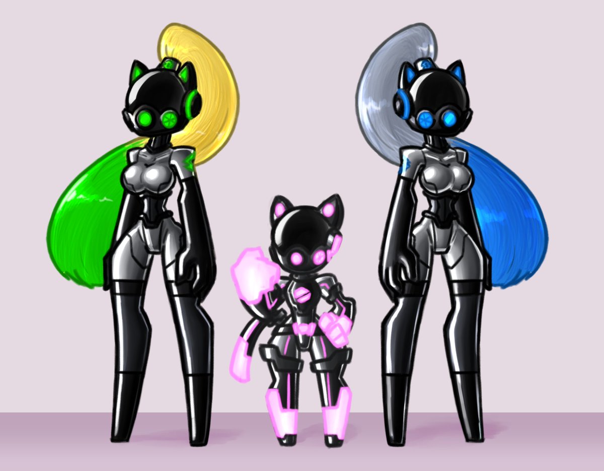 PlayfulElegyArt's tweet photo. "Two new drones, ready to obey. Oh, but they're looking much too colourful, we can't have all this 'identity' still staining their perfect forms. Time to strip it away, bit by bit, until only two Loyal HexDrones remain."
- Hive Mxtress, freshly Dummi'd

a smol gift for @HexLatex~ https://t.co/ebaUs1bNPc