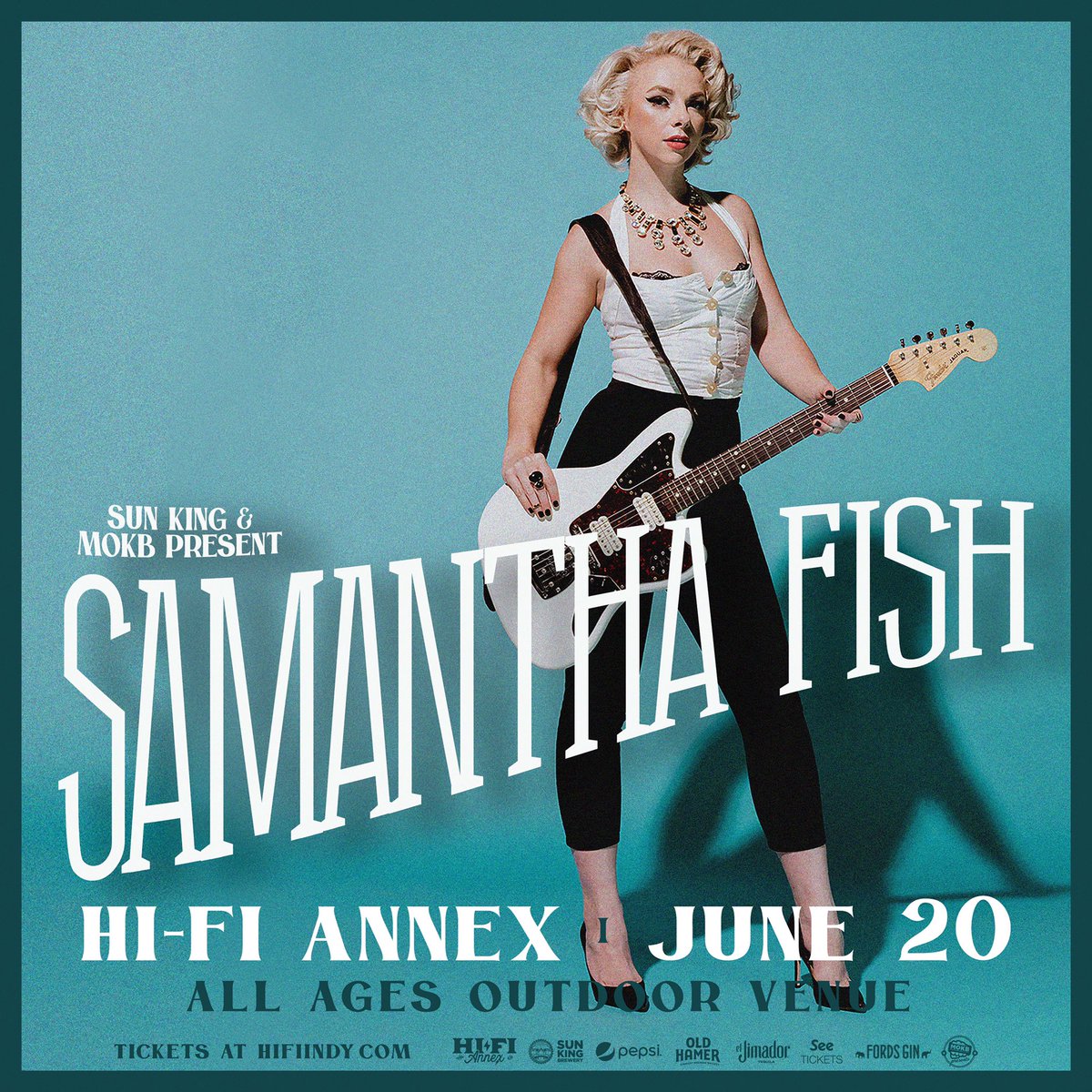 ON SALE NOW: Samantha Fish is coming to #HIFIAnnex on Sunday, June 20th ⚡️

Tickets 🎫 fanlink.to/samantha-fish