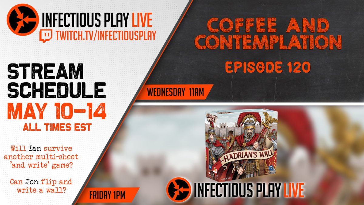 InfectiousPlay's tweet image. This schedule isn't late, you're late...at joining our stream right now!☕️
twitch.tv/infectiousplay/