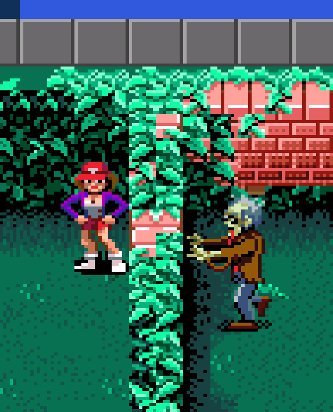 Zombies Ate My Neighbors for SNES Julie 1.5 Enamel Pin and