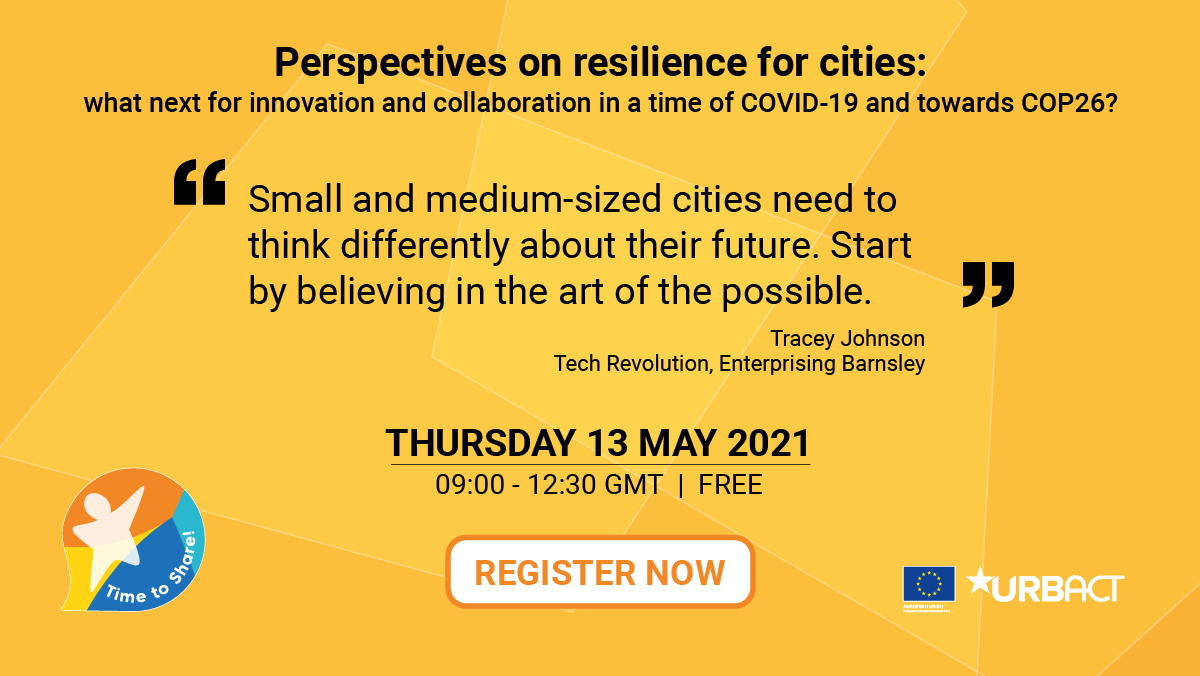 URBACT UK (@urbact_uk) on Twitter photo 'Small and medium-sized cities need to think differently about their future. Start by believing in the art of the possible.' Tracey Johnson <a href="/BarnsleyBiz/">EnterprisingBarnsley</a> <a href="/Tech_RevEU/">TechRevolution</a>. Join us for more tomorrow: 👉 REGISTER NOW: lnkd.in/gZp9xtu #SmartCities #DigitalTransformation 'Small and medium-sized cities need to think differently about their future. Start by believing in the art of the possible.' Tracey Johnson <a href="/BarnsleyBiz/">EnterprisingBarnsley</a> <a href="/Tech_RevEU/">TechRevolution</a>. Join us for more tomorrow: 👉 REGISTER NOW: lnkd.in/gZp9xtu #SmartCities #DigitalTransformation