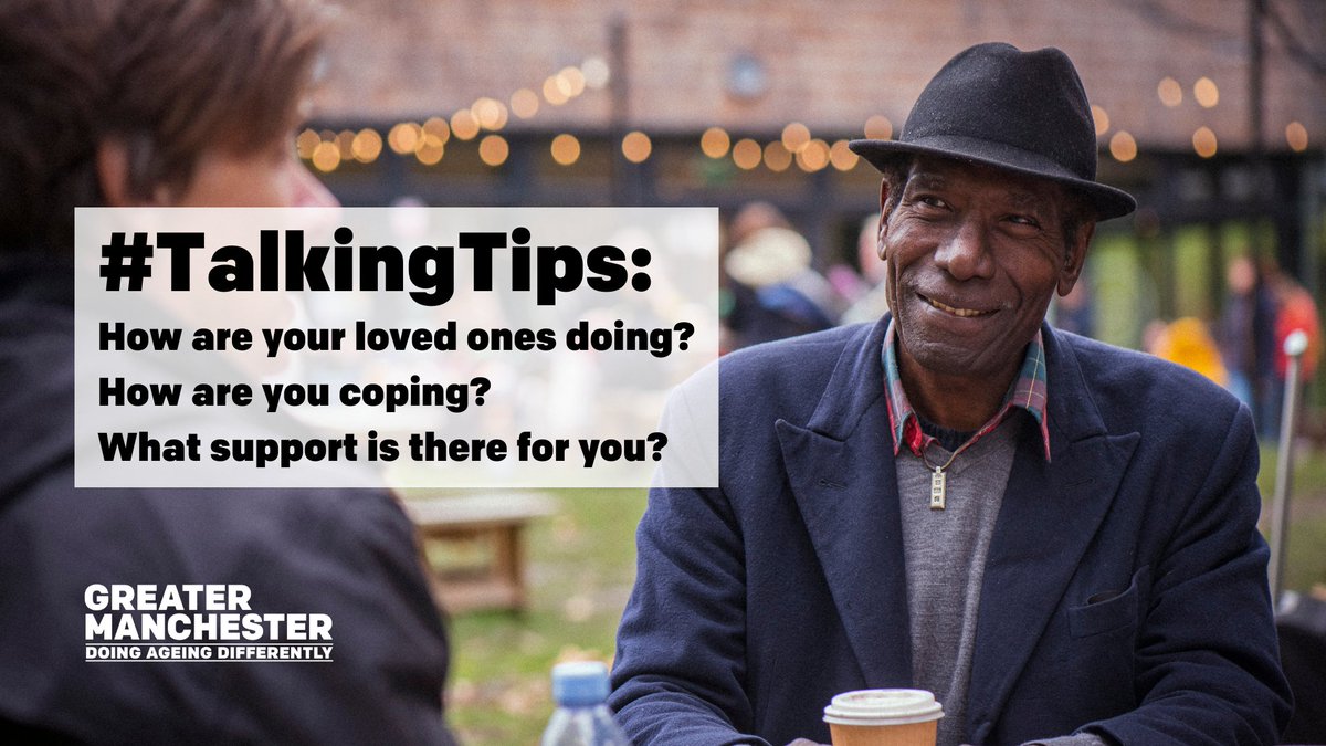 greatermcr's tweet photo. ❣️It may be difficult to share how you're currently feeling
🗣️@GMAgeingHub wants to encourage older people to keep talking
🥰Take a look at #TalkingTips part of the #KeepingWellThisWinter campaign and help keep the conversation going
https://t.co/GGNnYiYUu3 https://t.co/CmGU2vIopk
