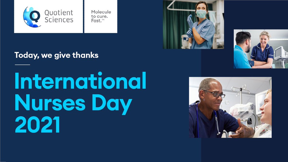 Quotient_Sci's tweet photo. We would like to take a moment to thank everyone working in the nursing profession and recognize their extraordinary contribution to humanity. 

To the magnificent Quotient nursing teams in Miami and Nottingham, for their dedication to clinical research.

#InternationalNursesDay https://t.co/Tm7fFJo1kw