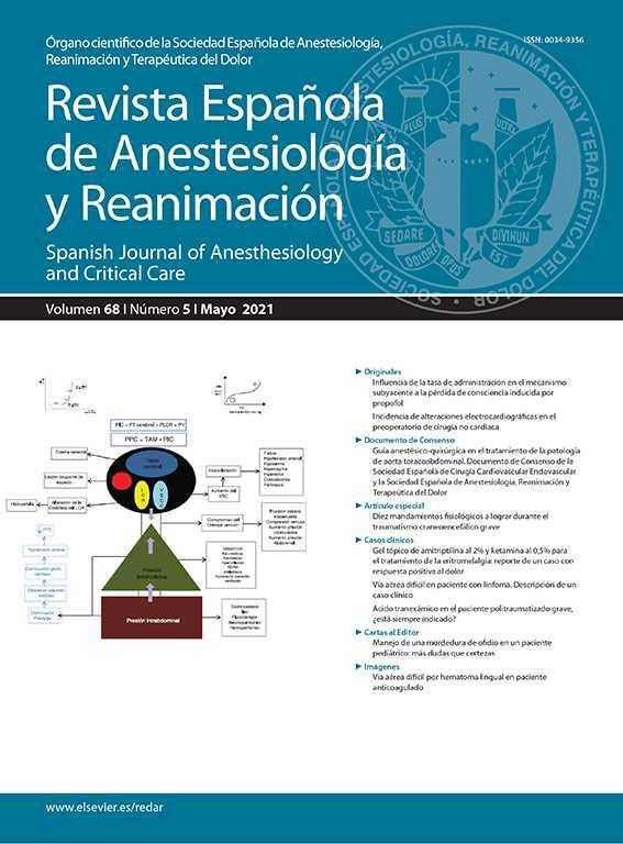 sedar_es's tweet photo. #NeurocienciasSEDAR Os recomendamos la lectura del artículo especial ✍️ “Diez mandamientos a lograr durante el TCE grave” ✍️ recién publicado en la @_REDAR_  de este mes‼️  #fisiologia #objetivos #TCE #SEDAR https://t.co/sLFdYjEDiP