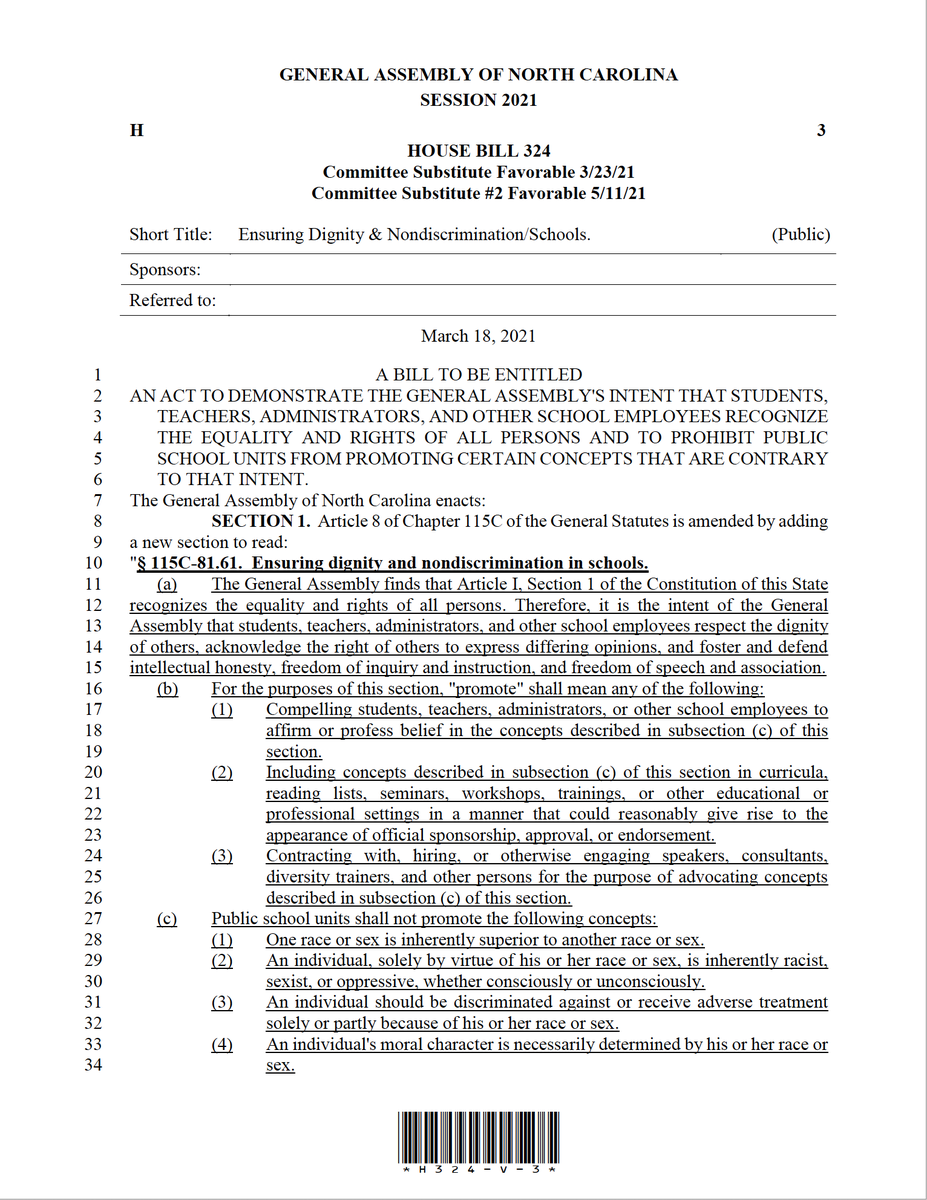 HumDavidson's tweet photo. Meanwhile in NC Davidson's local NC House Rep. @JohnRayBradford is supporting a censorship bill about teaching history. The bill's intended effect is to support white supremacy. https://t.co/9oTIkTLgnj #dangerofasinglestory https://t.co/BwVAXxlGtS