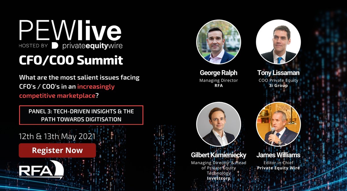 3iplc's tweet photo. Our COO, Tony Lissaman, is looking forward to speaking at the @PEWireNews CFO / COO Summit this afternoon on the topic of tech-driven insights and the path towards digitisation: https://t.co/SsvHaZnNTS #PEWliveCFOCOO https://t.co/yO4lgGJNre