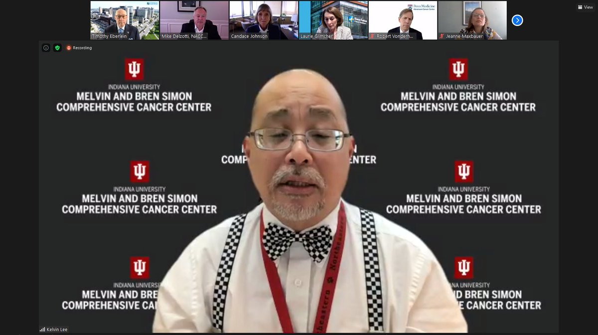 cmca_connect's tweet photo. In our Cancer Centers Directors Panel, Dr. Kevin Lee of @IUCancerCenter shares concerns over how science is perceived in the community and how this may affect support of cancer research. #NACCDOPAMN21 https://t.co/Ags1o24vbt