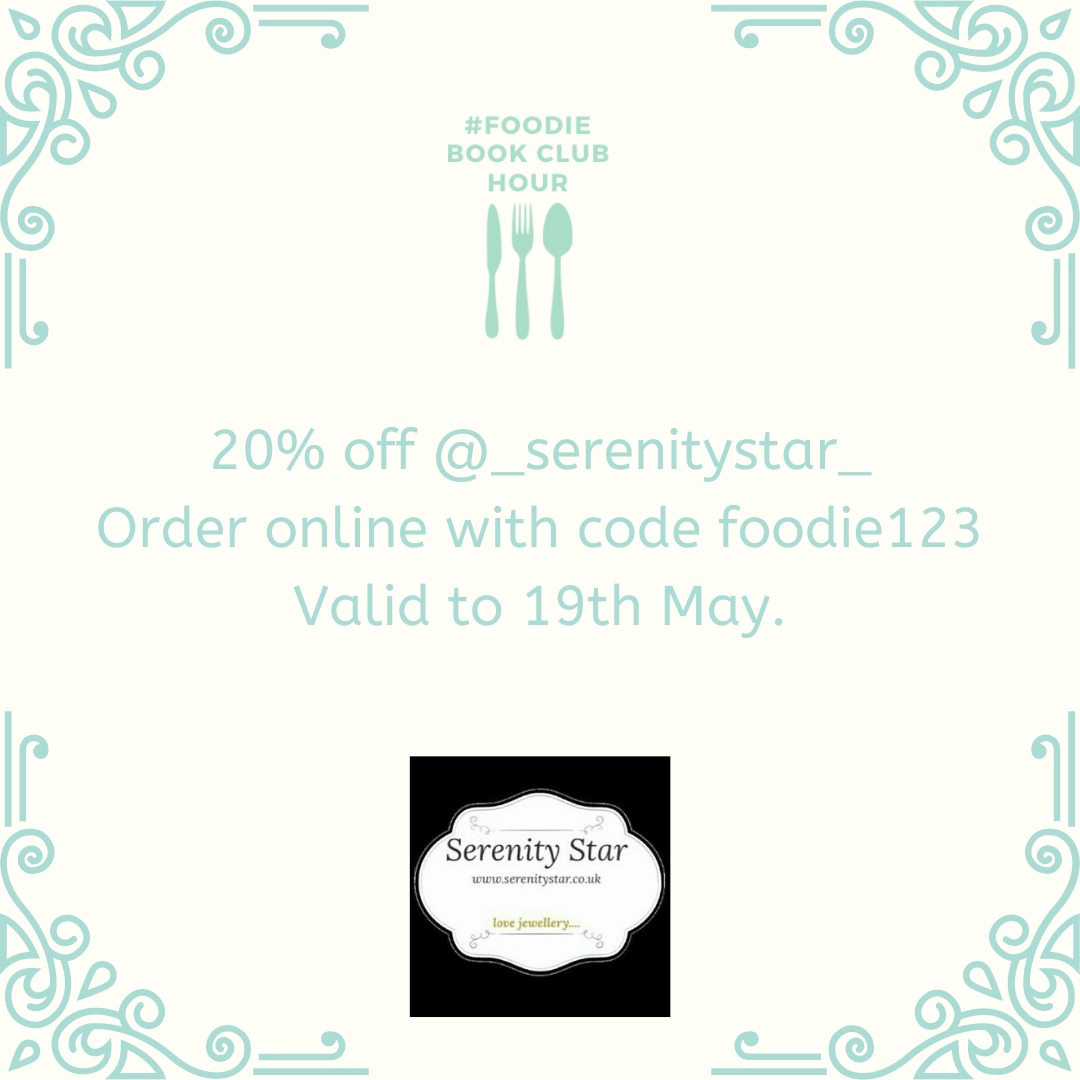 Thank you to this weeks sponsor of #foodiebookclubhour <a href="/_serenitystar_/">.</a> who have 20% discount with code foodie123. 
serenitystar.co.uk/index.html#/