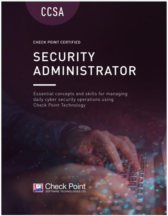 shaysol's tweet photo. Join us for a 3 days gold standard (CCSA) certification course that covers everything you need to start-up, configure and manage daily operations of Check Point Security Gateway, Management, and infinity architecture.  

Enroll now! https://t.co/60NRFLCcVc 

#CheckPoint #CheckPoi https://t.co/jewdI8zIKn