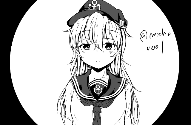白黒だけど、同じ時間で書き進めてた原稿の響。
漫画は明日更新します…

#艦これ版深夜の真剣お絵描き60分一本勝負
#艦これ版真剣お絵描き60分一本勝負_20210512
#響 