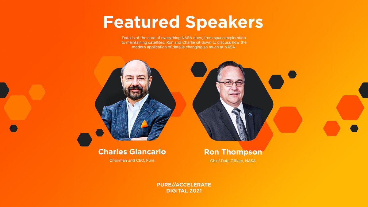 dpfitz's tweet image. It’s the big day! 

With the freedom to craft my own agenda, I’m super excited to get stuck into this year’s #PureAccelerate Digital. 

Looking forward to checking out my friend @Pure_Giancarlo as keynote speaker, joined by @NASA's Chief Data Officer, Ron Thompson. 🚀