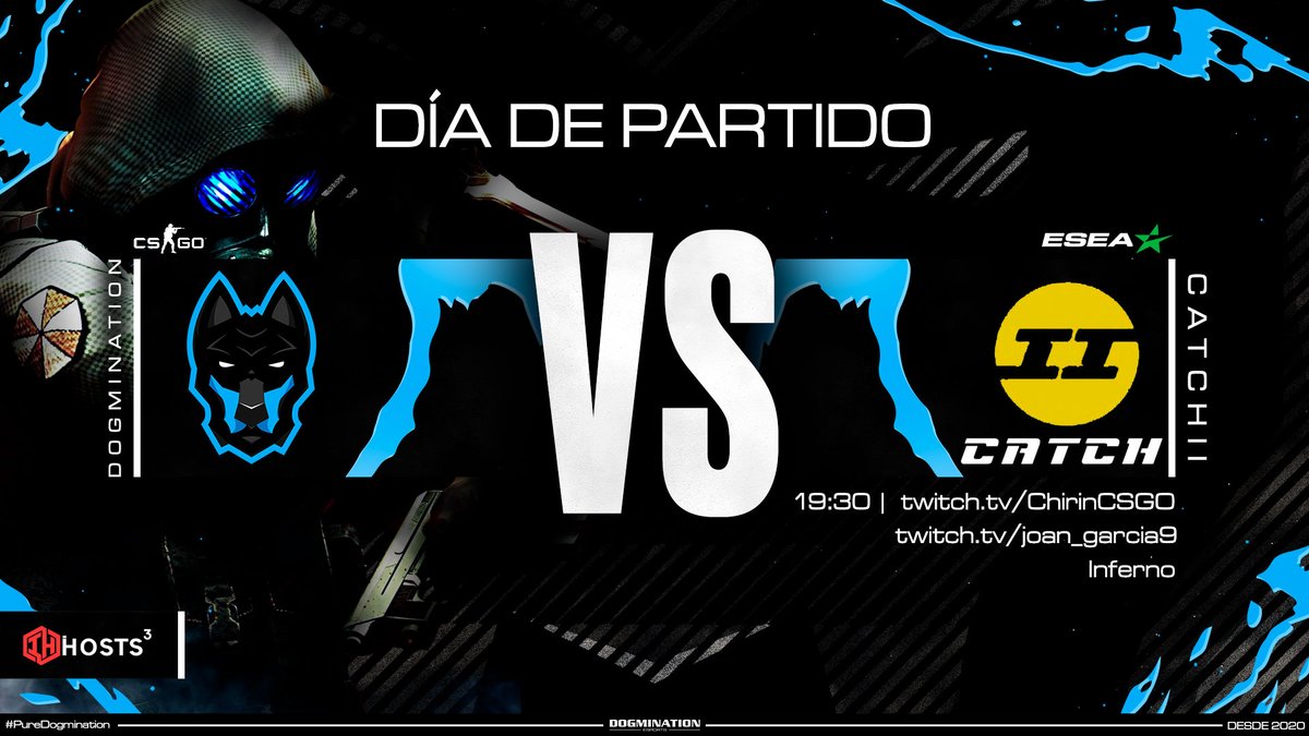 DogminationOrg's tweet photo. ⚔️ PARTIDAZO ⚔️
Tras la victoria de ayer, esta tarde tenemos nuestro cuarto partido de #ESEA ante #Catchii 🇩🇰 (3-0)
⏲️ 19:30
🗺️ INFERNO
🏆 2-1
Tres opciones de verlo 🤯
🇪🇦 https://t.co/EMw50xpSZY
🇪🇦 https://t.co/KbyNYY9xmi
🇵🇹 https://t.co/YKDJWTEmEW
#PureDogmination 🐕 https://t.co/wodXf1UUX6