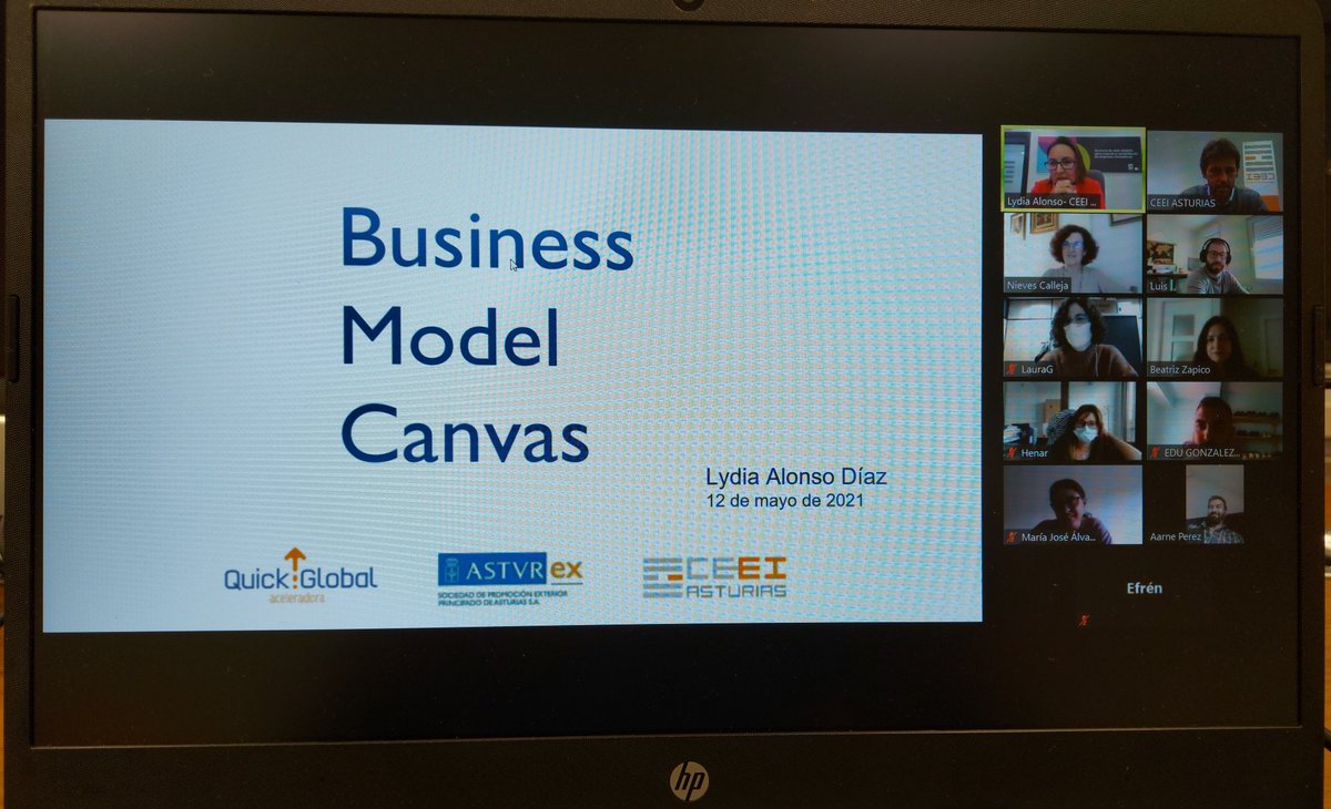 Damos inicio al webinario sobre el Business Model Canvas en el marco de la aceleradora #quickglobal #internacionalizacion <a href="/ASTUREXExporta/">ASTUREX</a> <a href="/ceeiasturias/">CEEI Asturias</a>