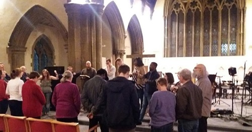 prayforleeds's tweet photo. This Thursday 13th May, 12:30 - 13:30. 
@thykingdom_come Prayer Lunch hosted by @stmattsleeds. 
We are looking forward to praying for the wellbeing of the city as Covid restriction ease and for the night time economy as we hear from @LdsStreetAngels.
https://t.co/DFMhnsH6zD https://t.co/BemKHGUSB5