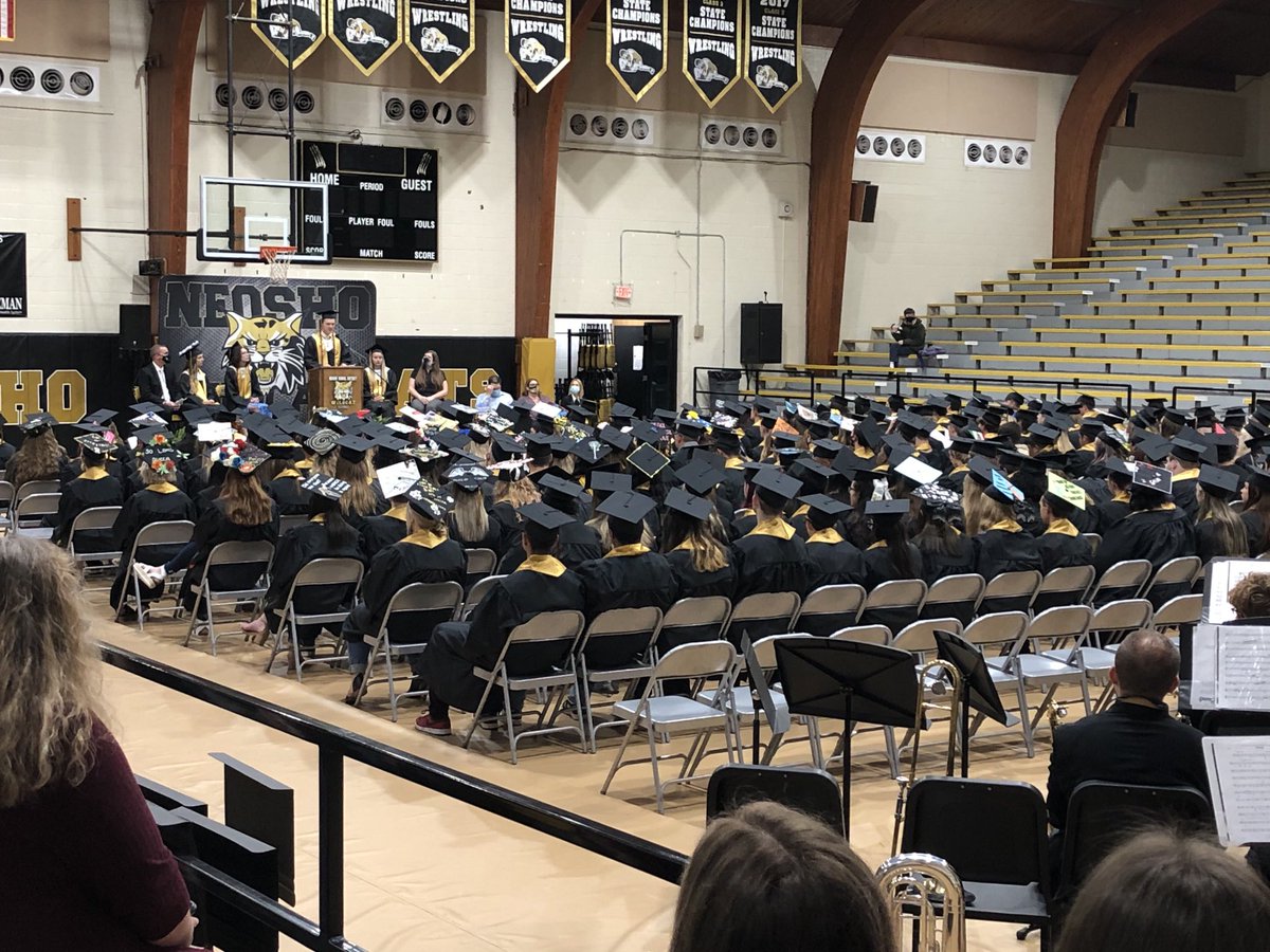 Kicking off senior activities with Senior Assembly. Baccalaureate and senior awards tonight. Graduation tomorrow night - 7:30 at Bob Anderson Stadium. Painting the Hill on Friday. Congratulations 2021 Seniors! #NeoshoSD