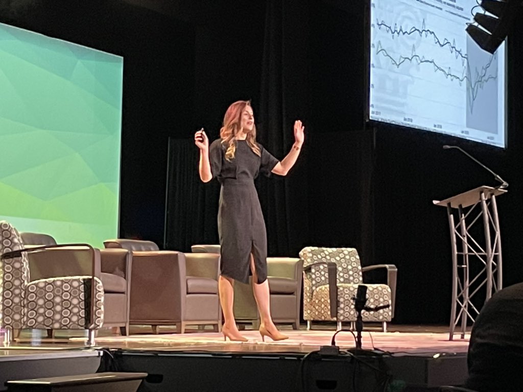 Labor shortages and supply chain disruption are THE story, and the limiters of our economic capacity in recovery. So says the brilliant Laurel Graefe at #outlookwilliamson