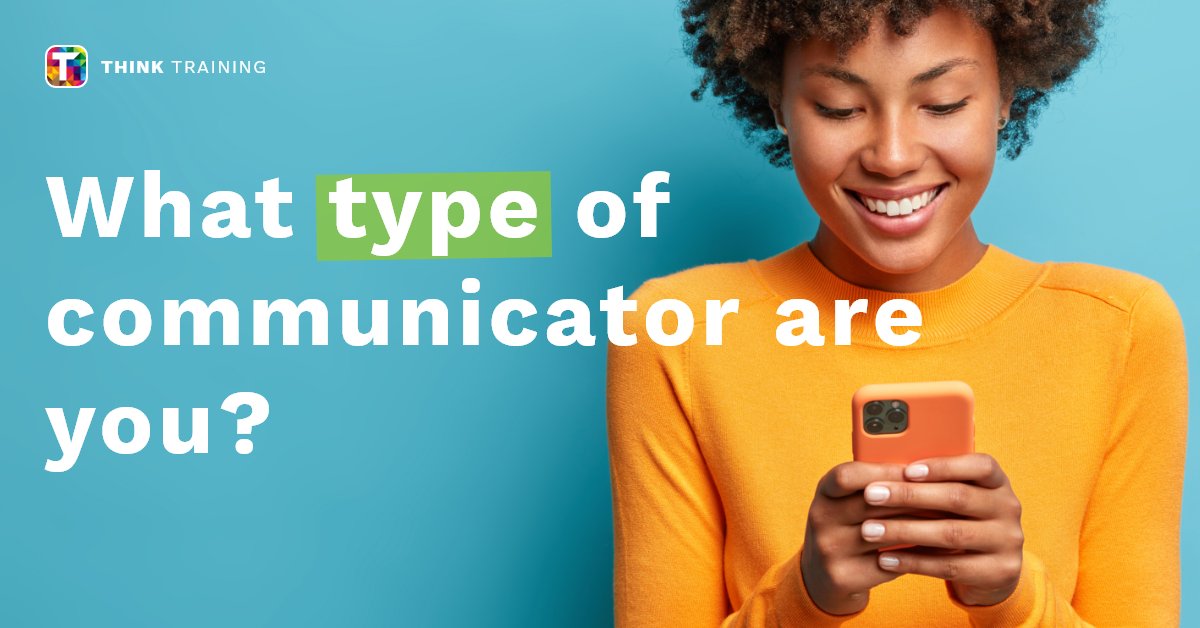 Think_Executive's tweet image. The way we communicate says a lot about us...

Your communication style can be completely unique, not always falling into the same category: 

#Passive
#Aggressive
#PassiveAgressive
#Assertive

So, what type of communication category do you think you fall under?