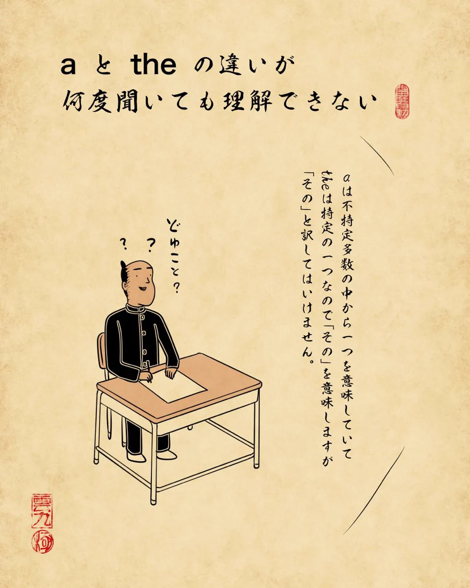 英語が分からないあるあるの「aとtheの違い」は、こうやって理解しよう！
