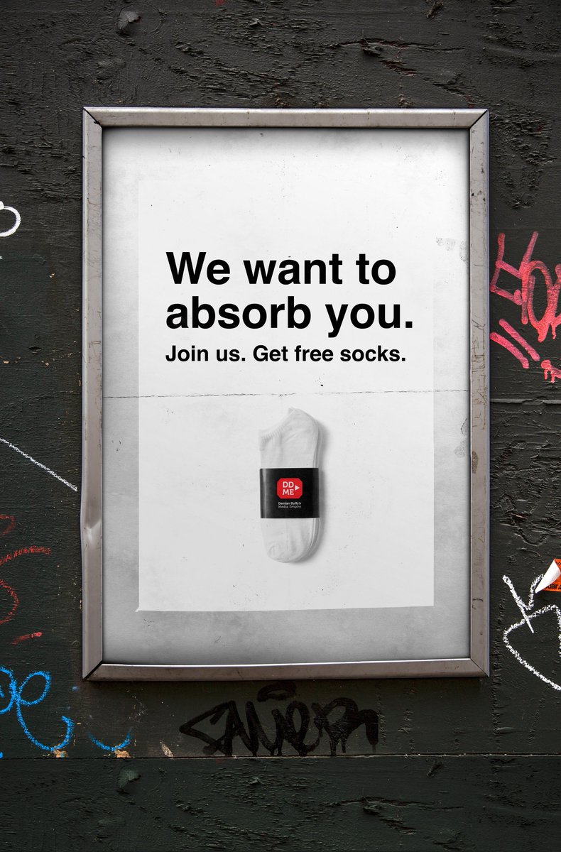ddhates's tweet photo. You might see our new ads while you're out and about in your city. If you produce any digital content, shoot us a message. We want you part of our media empire.

... oh and if you join, you get free socks. Happy Svensday!

#freesocks #ddme @TangentBoundPC @SvenMusic 
#svensday https://t.co/ZfQqn1bMch