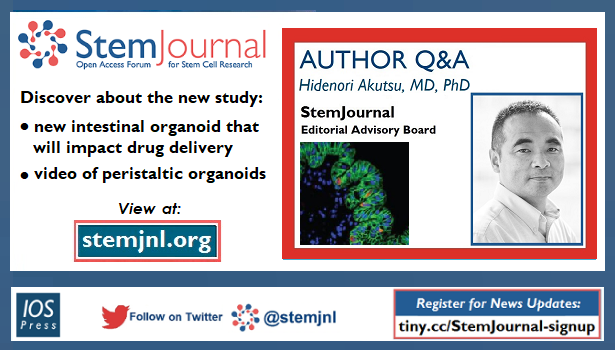 stemjnl's tweet photo. Hidenori Akutsu (from @ncchd_pr) explains about the first study to show that human gastrointestinal organoids exert catalytic activity on xenobiotics. Discover more in the Q&A at: https://t.co/bbPevJwl75
#StemJournal #StemCells #HumanIntestinalOrganoids #IntestinalStemCells https://t.co/fQV1st1bUs