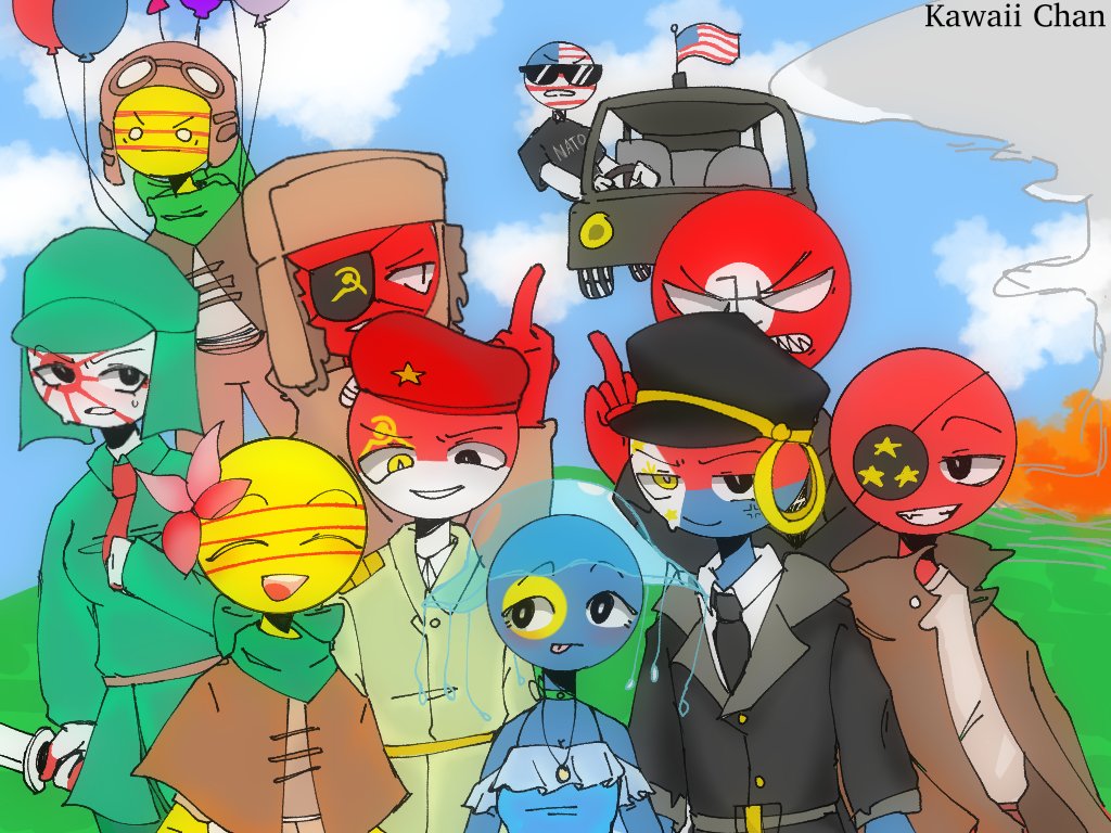Kawaii Chan Sur Twitter Just Random Countryhumans カントリーヒューマンズ T Co Xgm9flovxv Twitter