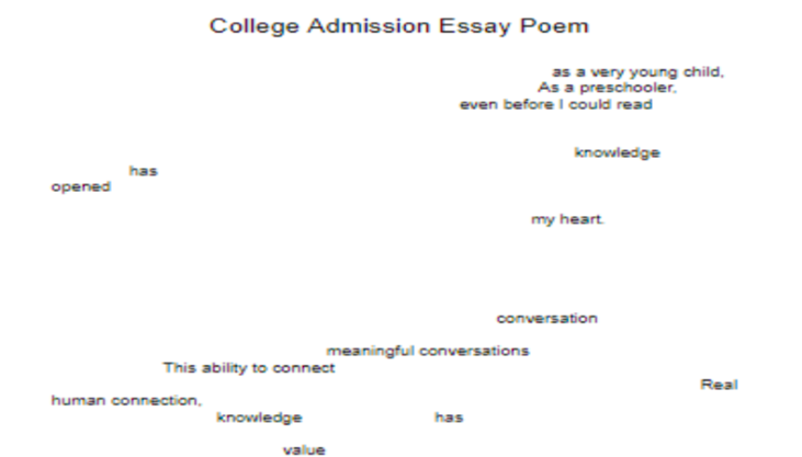 susangbarber's tweet photo. My students had 5 choices for an end of the year activity. One was a college admission essay blackout or whiteout. Love the final products! https://t.co/KTHJj7WgjV