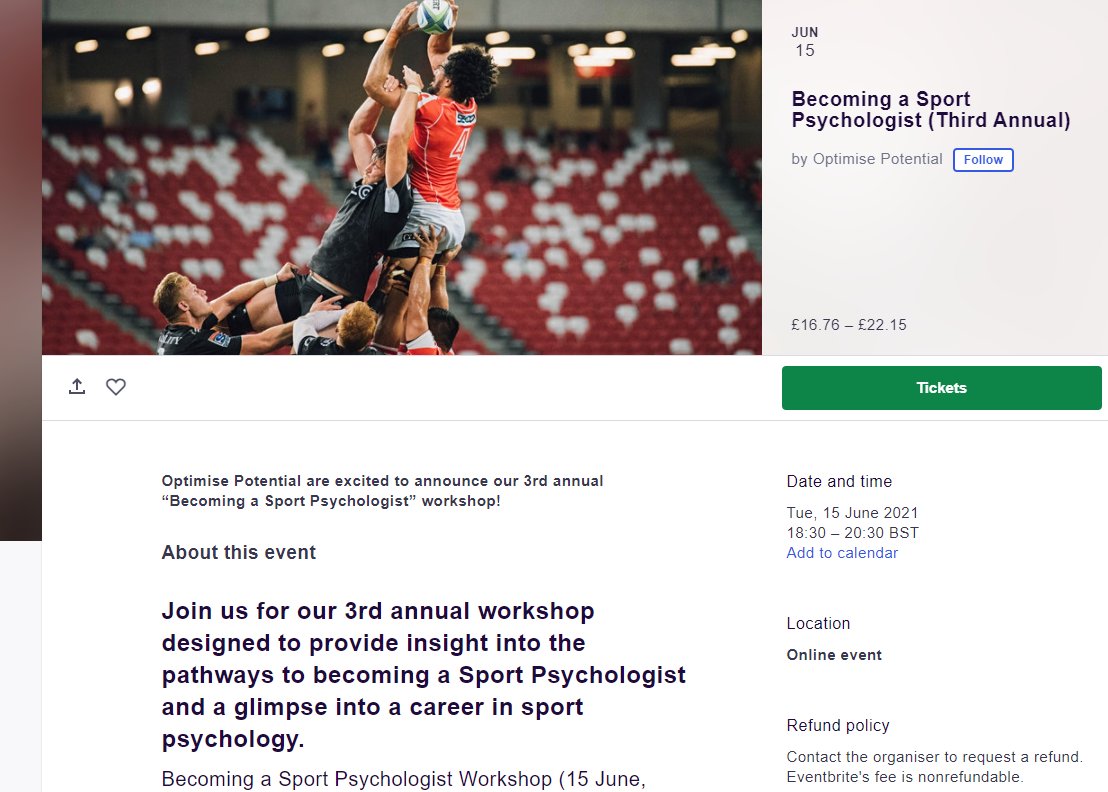 BPS_DSEP's tweet image. Are you considering training to be a Sport and Exercise Psychologist? 

Check out this event and listen to the experiences of current trainees pursuing QSEP Stage 2 and ProfDoc routes. 

eventbrite.com/e/becoming-a-s…

#TraineeTakeover