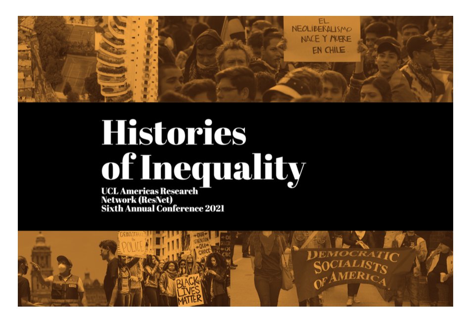 UCL_AmResNet's tweet image. We are excited to share the schedule for our "Histories of Inequalities" conference. Register for free at: bit.ly/3bmeKVs