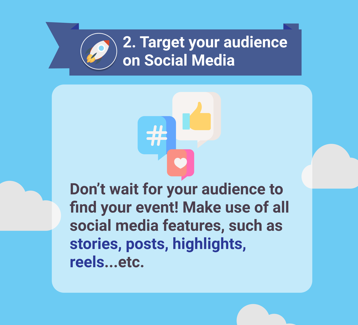 mientzu's tweet photo. How do you boost attendance at online events? 🤔 In a virtual setting, it can be hard to get the word out and garner interest for your events. Here are some extra tips to help you boost those ticket sales to interest more attendees! 🚀 
#MienTzu #TipoftheDay #VirtualEvents #Sales https://t.co/MEKpJibi2C