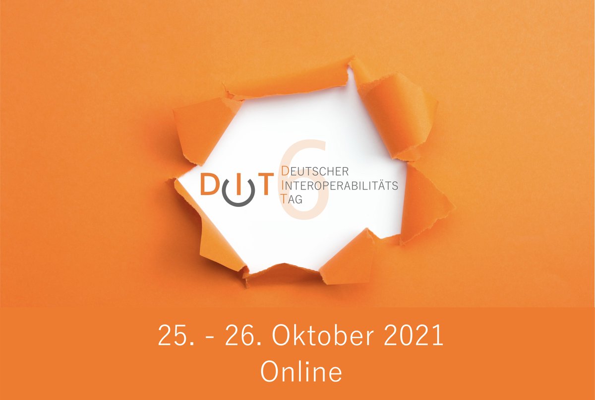 kainamti's tweet photo. Los! Schon mal vormerken! 6. Deutscher Interoperabilitätstag am 25. und 26. Oktober 2021, online, in Farbe, #interoperabel, integrativ, inspirierend, innovativ @bvitg @ztg_nrw @hl7germany IHE DE @sitigde https://t.co/frm18CmfDS