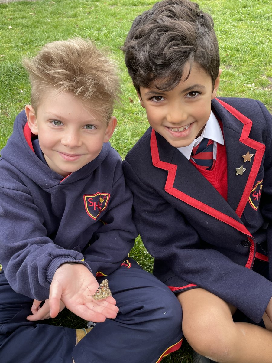 Year 3 &amp; Year 4 released their butterflies today! 🦋 (More heart melting pics to come on our website!) #sinclairhouseschool #inspirechallengeachieve #natureinschools