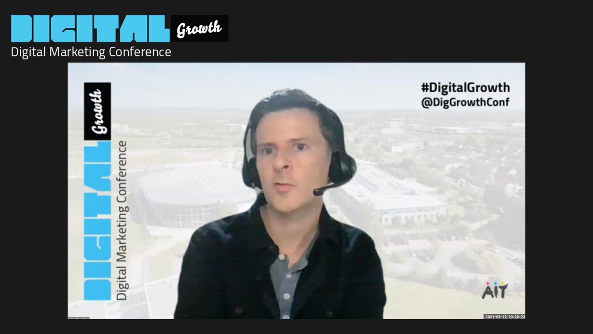 DigGrowthConf's tweet image. .@simongeraghty CMO at @KateSomerville &amp;amp; Marketing Lead at @Unilever joined us for #DigitalGrowth conf 2021, and delivered a fascinating keynote on 4 lessons in digital marketing that hold up from starts up to 1 billion +.