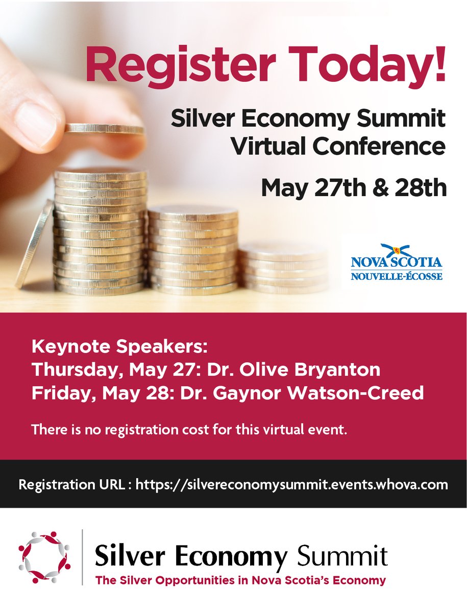 Registration is now open for the #SilverEconomySummit happening May 27-28! This free virtual event will help you gain an understanding the trends, needs, interests and opportunities within our aging population. Learn more and register at whova.com/web/sesft_2021…