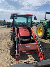 Fresh Trade - 2014 Case IH 45CVT bit.ly/3eFLuLB  856 Engine Hours, 45 HP, Loader, 3 point hitch rototiller, 3 point hitch rough cut mower - $38,900.  Financing available #tractor #acreage #tradein #case