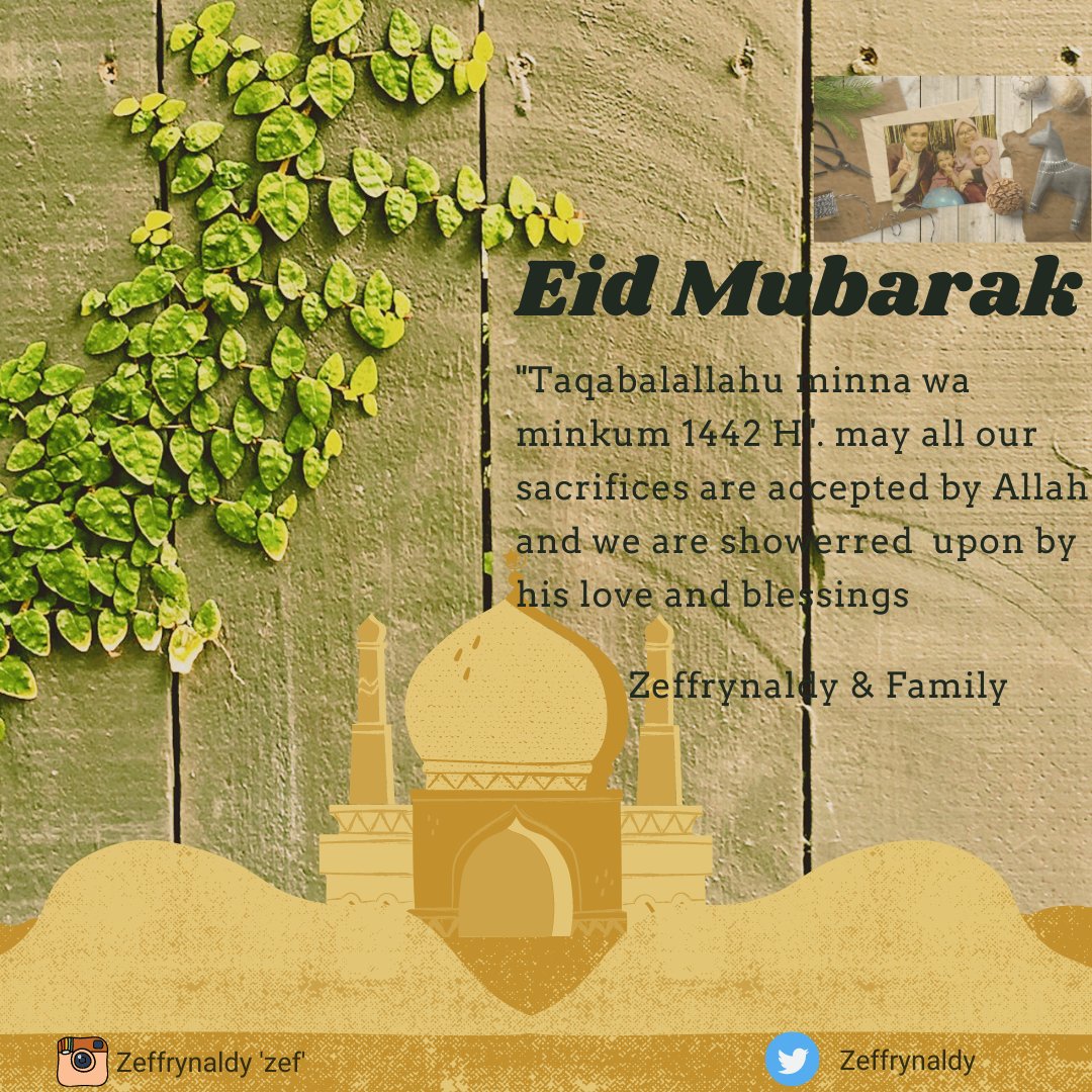 zeffrynaldy's tweet photo. Mohon maaf lahir bathin

#EidMubarak #idulfitri1442H #lebaran https://t.co/rW2gzEWNdy