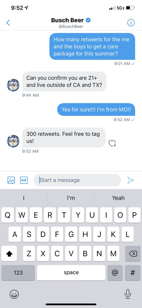 daltontruss01's tweet image. Twitter do your thing! Thanks @BuschBeer for the chance!