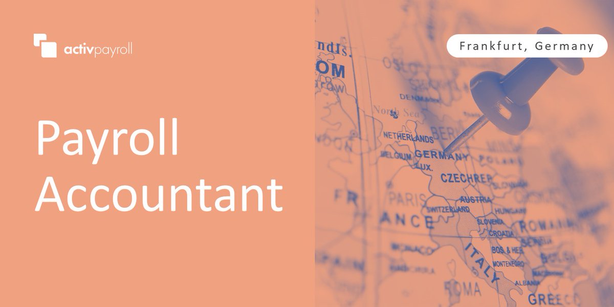 🇩🇪 We are looking for a #PayrollAccountant to join our award-winning team in #Frankfurt on a permanent, full-time basis. Find out more and apply today - activpayroll.com/careers/vacanc… #PayrollJobs #GermanyJobs #FrankfurtJobs
