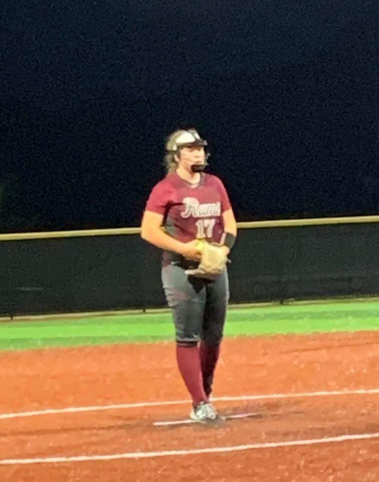 This girl! 7 K’s, 1 walk and 3 hits allowed in a 7-1 win over TL Hanna. #GoRAMS <a href="/SoftballSwu/">SWU Softball</a> <a href="/WHSAthleticsSC/">Westside High Athletics</a>