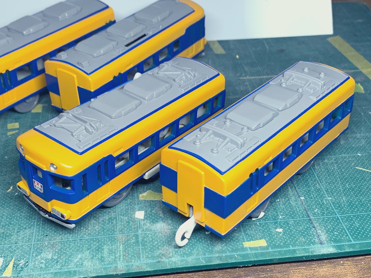 RT @KDM_100: 近鉄12200系（NS52）試験塗装編成が完成しました。 1990