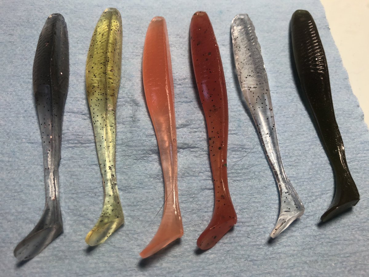 RiverbassF's tweet photo. SST3.5“
ノンソルト&amp;ノンフォーミュラー
エビが泳ぐ時の足のイメージで、よく動くけどかなり弱いロールベイトです。
逆に回収スピードで巻いてもほぼ動きは破綻しません。
ご興味ある方はＤＭください。 https://t.co/1jlNRnYfOj