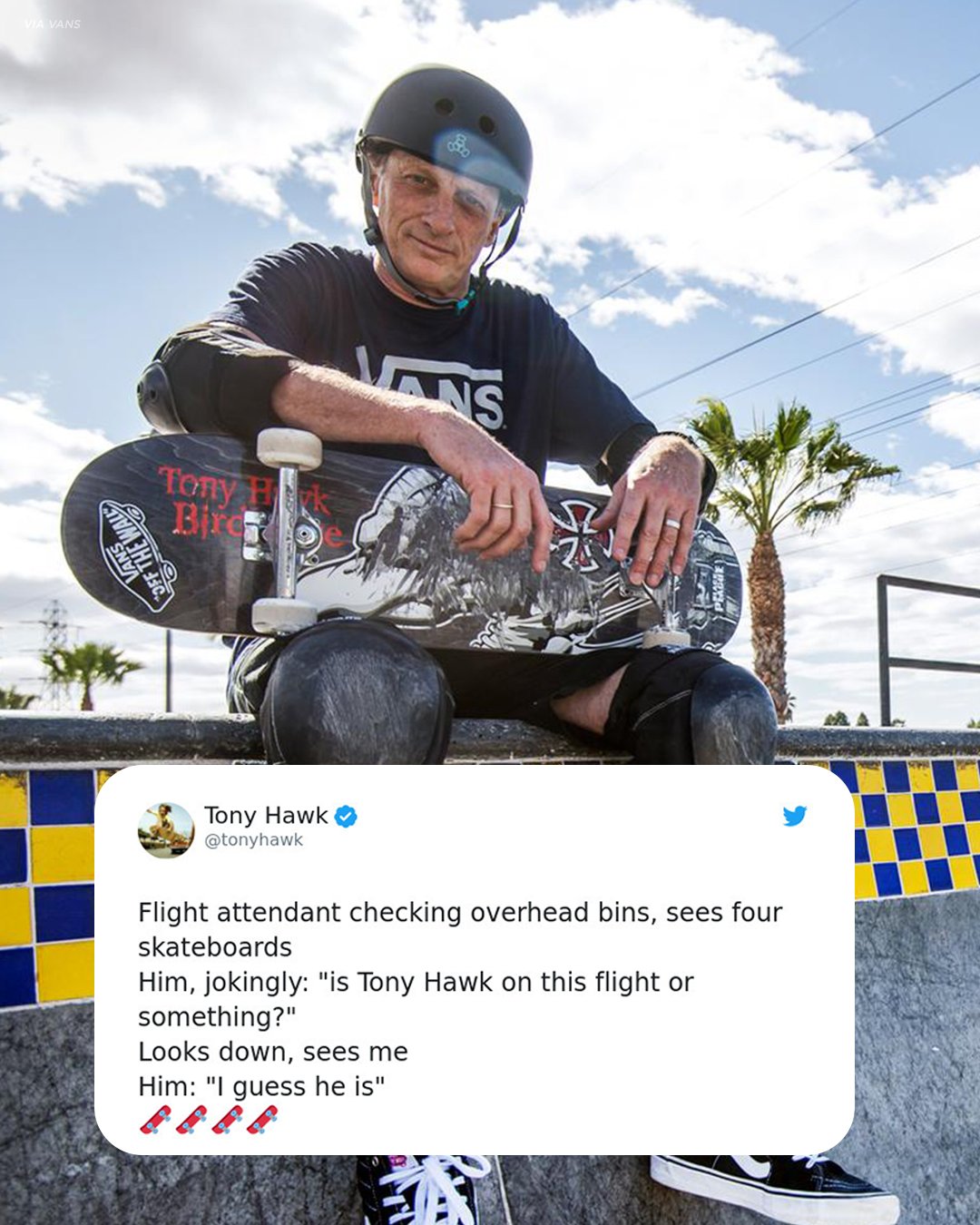 Tony Hawk\s messages about being Tony Hawk are the best Happy Birthday, Birdman! 
