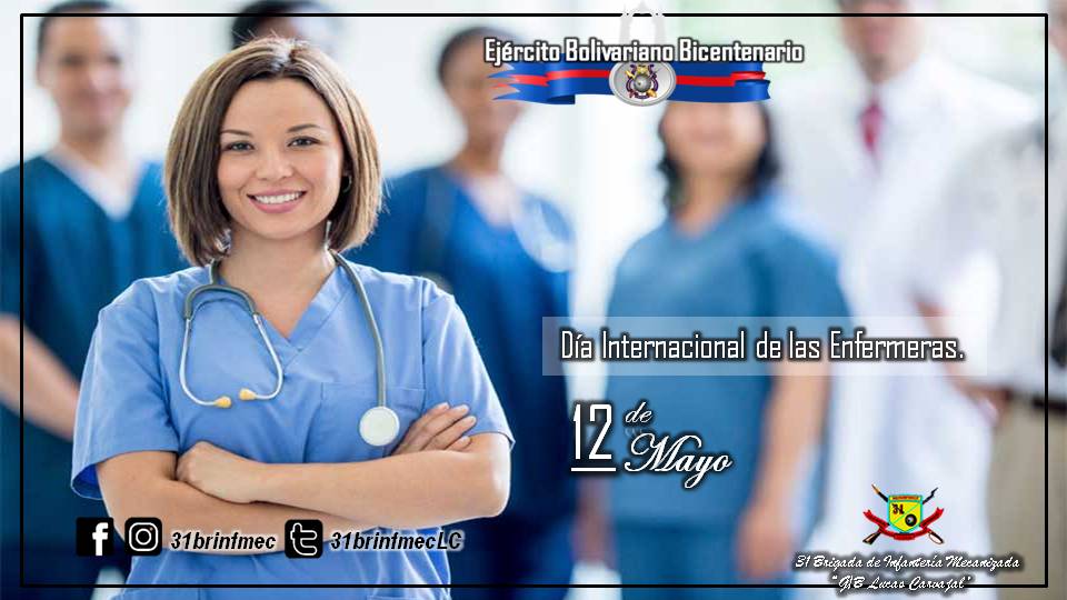 🔴#12Mayo
Felicitaciones a todos y Todas Mujeres y Hombres de la Patria quienes ejercen la valiosa carrera de  #Enfermeria ahora mas que Nunca. 
#BatallaDeElRodeo 
#PrevenirPorLaVida